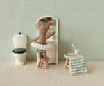 MAILEG - Trousse De Toilettes, Pour Souris Maileg - Rayé Bleu