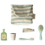 MAILEG - Trousse De Toilettes, Pour Souris Maileg - Rayé Bleu