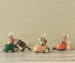 MAILEG - Voiture Souris - Rose