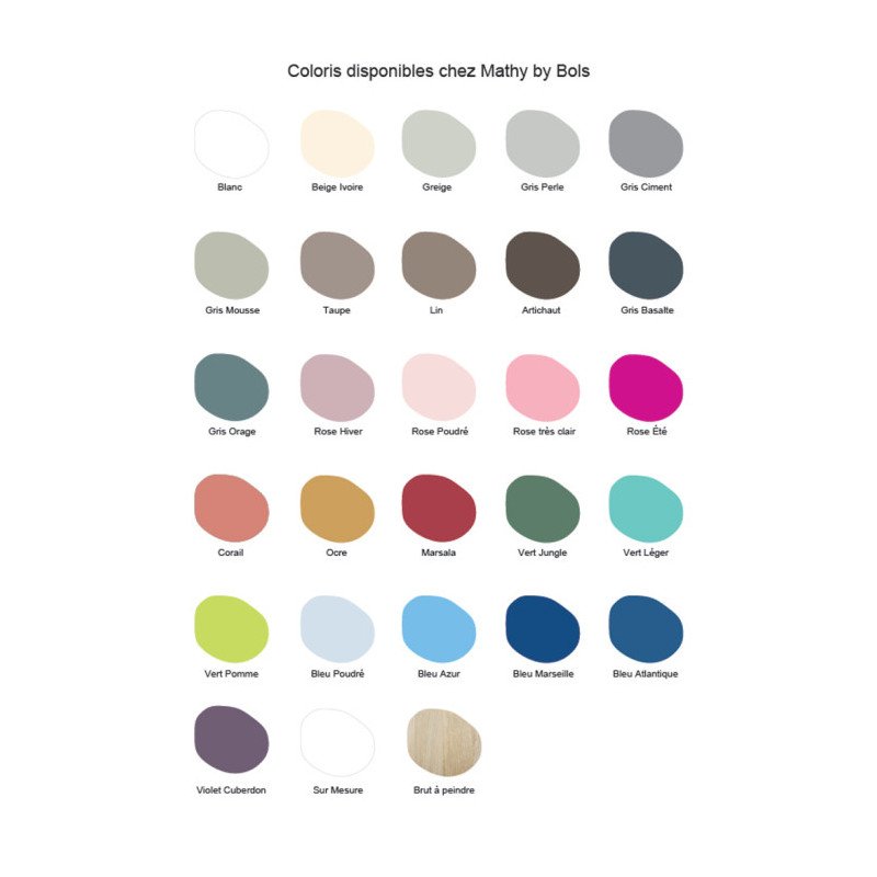 MATHY BY BOLS - Bibliothèque Surélevé DOMINIQUE 186 Mdf