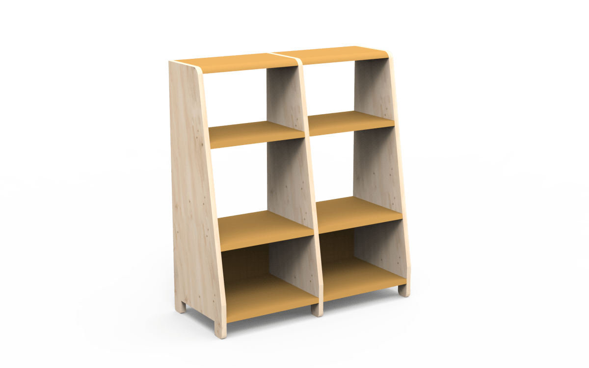 MATHY BY BOLS - Étagère Deux Colonnes ASYMETRY