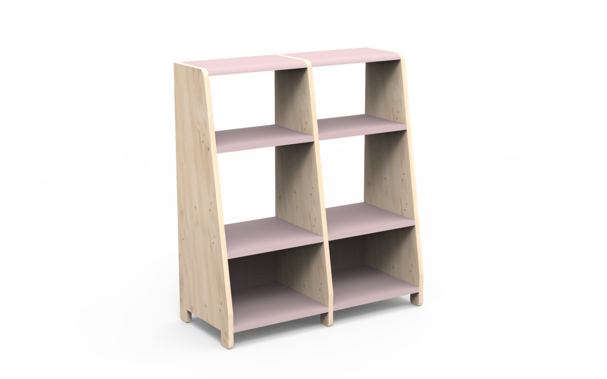 MATHY BY BOLS - Étagère Deux Colonnes ASYMETRY
