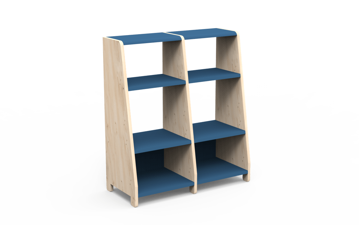 MATHY BY BOLS - Étagère Deux Colonnes ASYMETRY