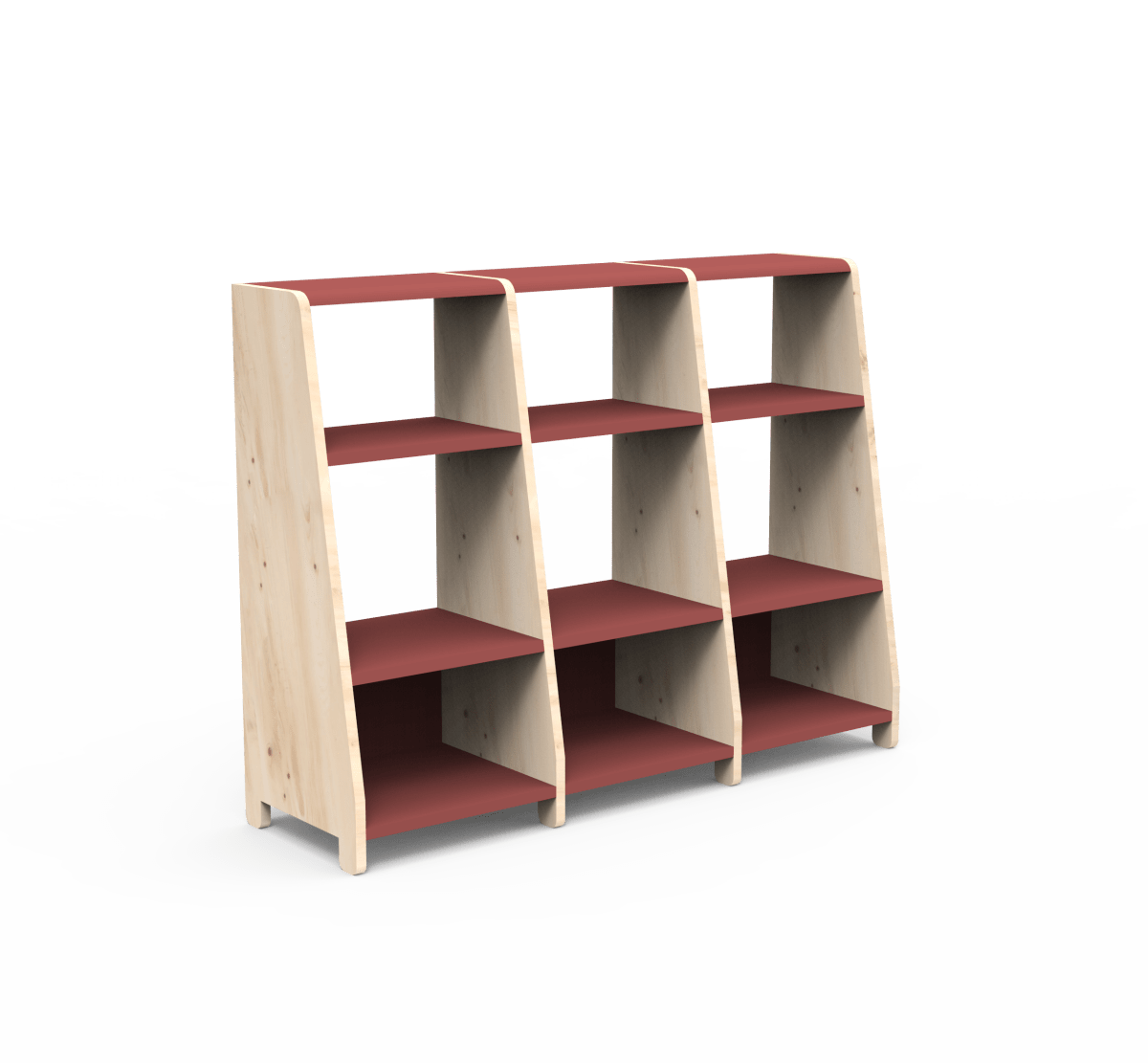 MATHY BY BOLS - Étagère Trois Colonnes ASYMETRY