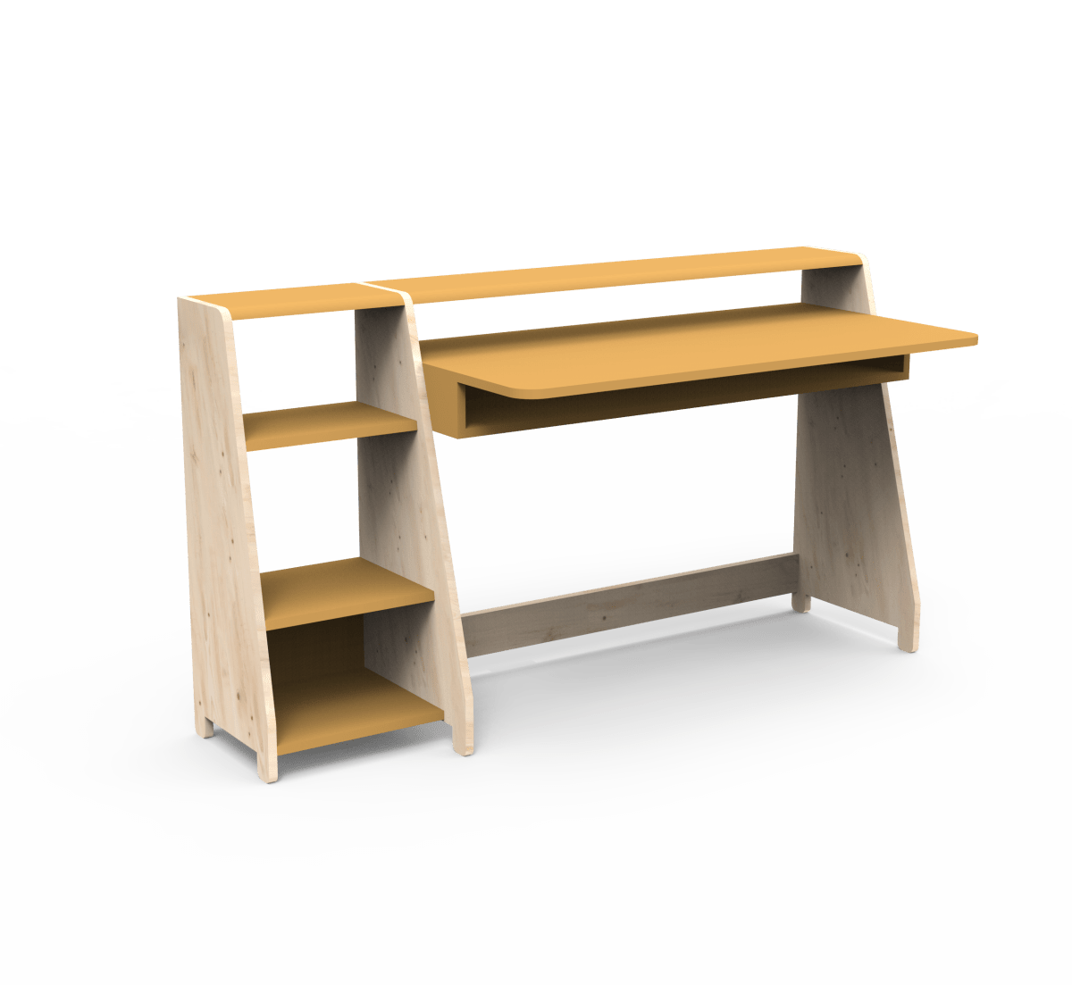 MATHY BY BOLS - Grand Bureau Avec Une Colonne Étagère ASYMETRY