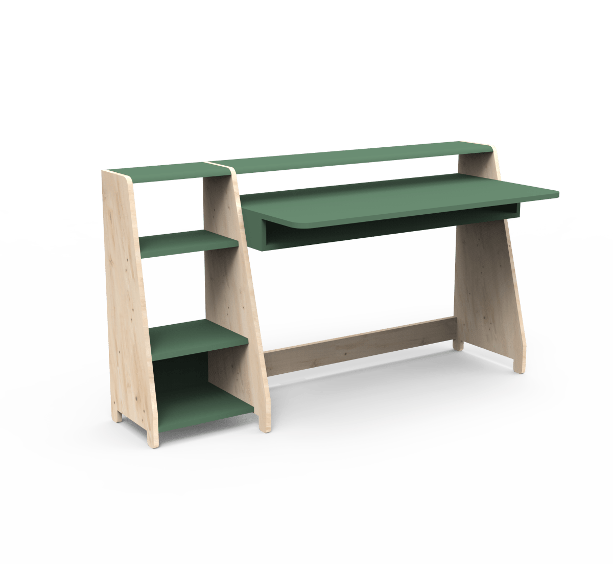 MATHY BY BOLS - Grand Bureau Avec Une Colonne Étagère ASYMETRY