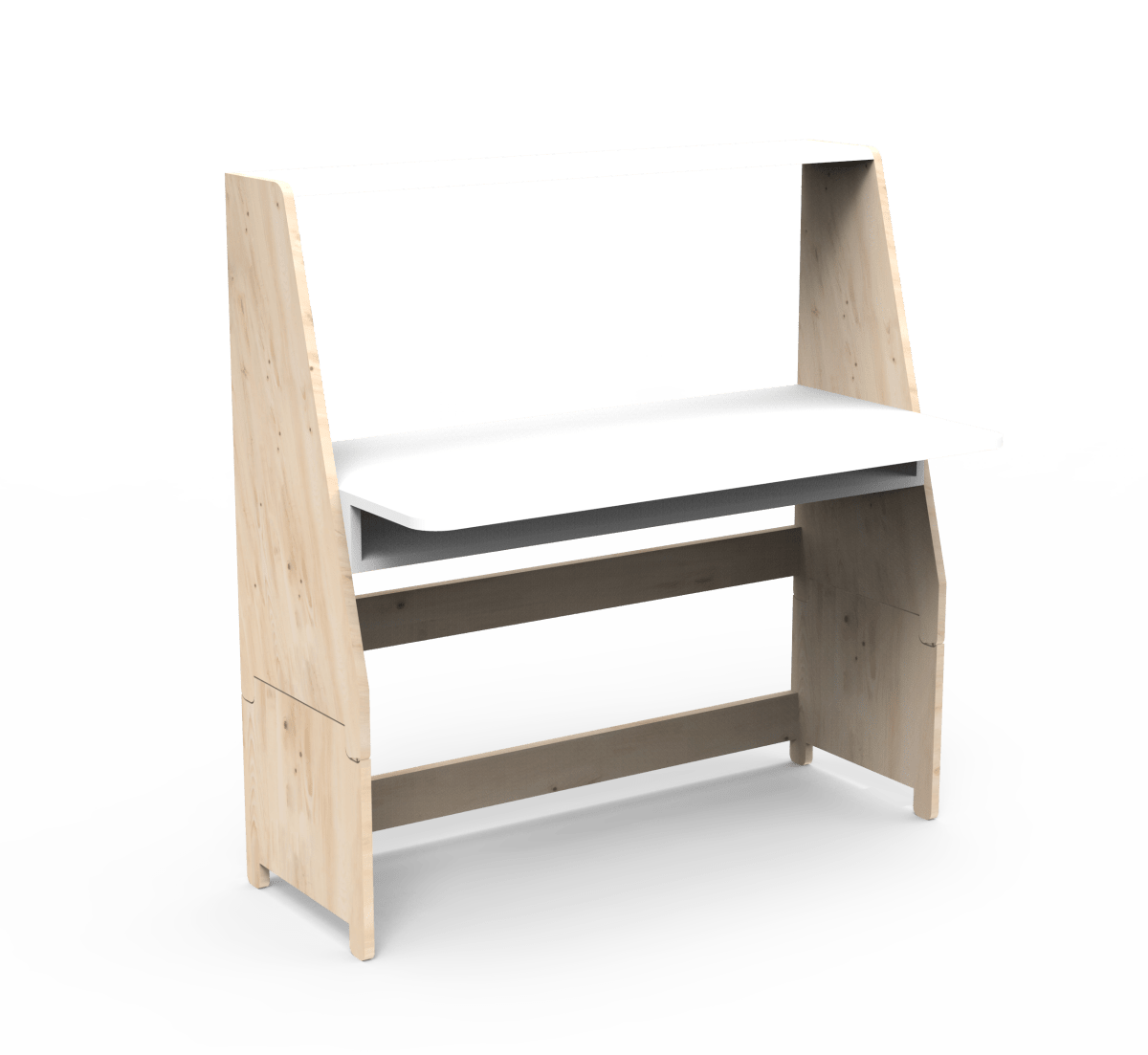 MATHY BY BOLS - Grand Bureau Avec Une Rehausse Bas ASYMETRY