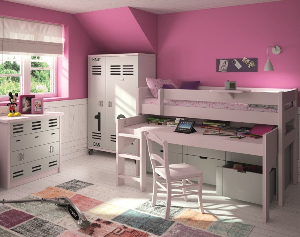 MATHY BY BOLS - Lit Surélevé DOMINIQUE 127 90 x 200 cm