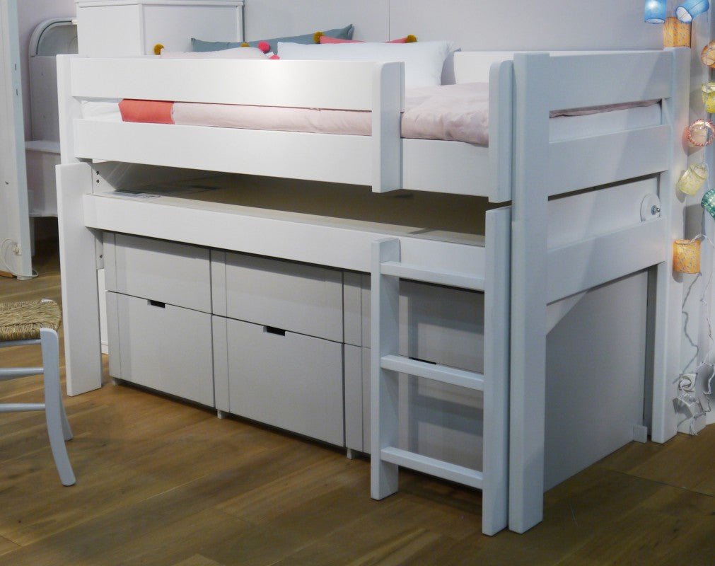 MATHY BY BOLS - Lit Surélevé DOMINIQUE 127 90 x 200 cm