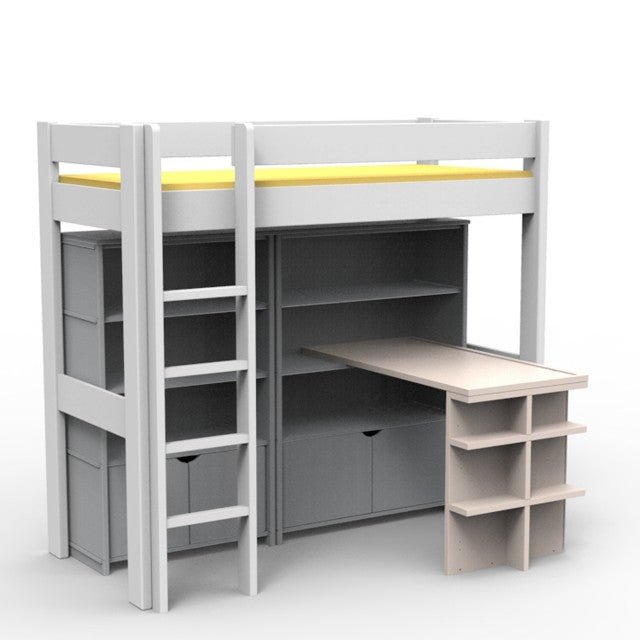 MATHY BY BOLS - Lit Surélevé Dominique 172 Indissociable 90 x 200 cm