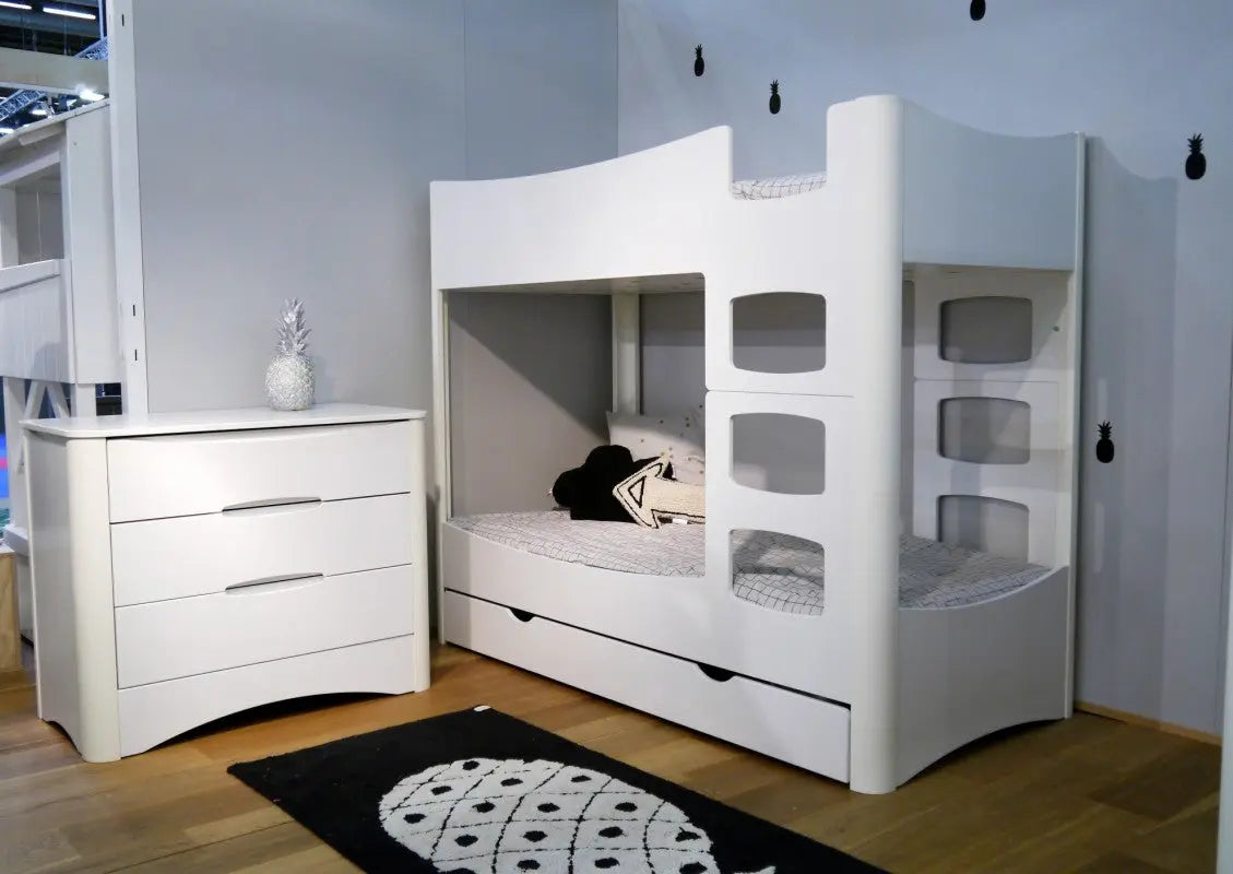 Commode 3 Tiroirs FUSION Profiles Blanc MATHY BY BOLS