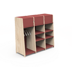 MATHY BY BOLS - Penderie Trois Colonnes ASYMETRY