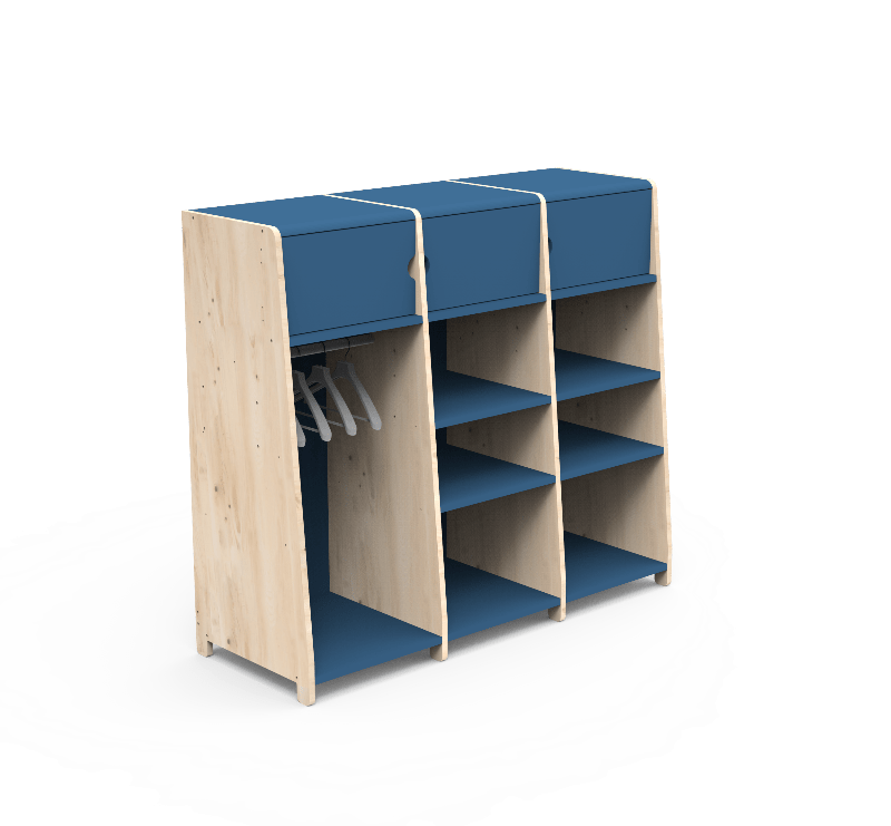 MATHY BY BOLS - Penderie Trois Colonnes ASYMETRY