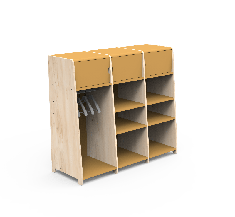 MATHY BY BOLS - Penderie Trois Colonnes ASYMETRY