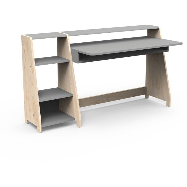MATHY BY BOLS - Petit Bureau Avec Une Colonne Étagère ASYMETRY