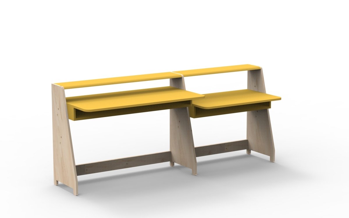 MATHY BY BOLS - Petit Bureau Avec Une Colonne Étagère ASYMETRY