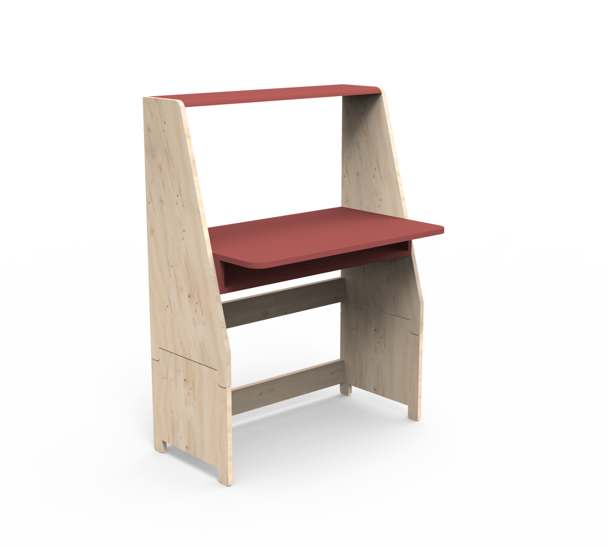 MATHY BY BOLS - Petit Bureau Avec Une Rehausse Bas ASYMETRY