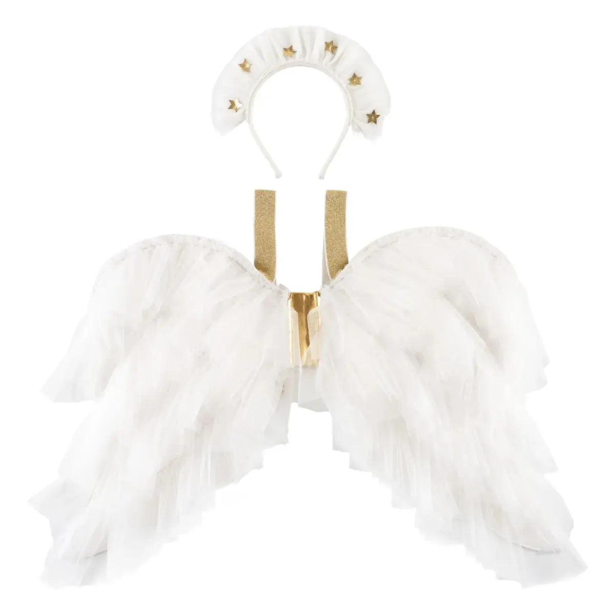 MERI MERI - Déguisement Ailes D'ange En Tulle Avec Couronne D'étoiles