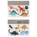 MERI MERI - Set De 2 Grandes Planches De Tatouages - Dinosaures