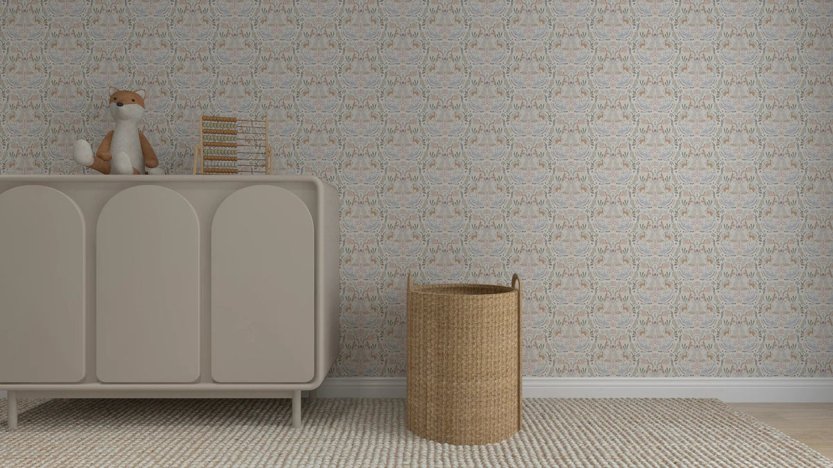 MUNKS & ME - Motif De Répétition De Papier Peint Panoramique Pour Enfants - Créatures Grandes Et Petites