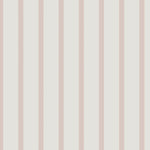 MUNKS & ME - Papier Peint Panoramique Pour Enfants - À Fines Rayures Rose Poudré