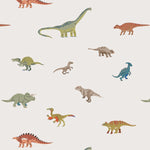 MUNKS & ME - Papier Peint Panoramique Pour Enfants - À Motifs Répétés Dino Discovery