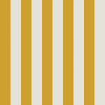 MUNKS & ME - Papier Peint Panoramique Pour Enfants - À Rayures Circus Moutarde