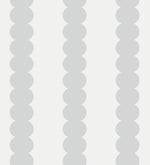 MUNKS & ME - Papier Peint Panoramique Pour Enfants - À Rayures Festonnées Gris