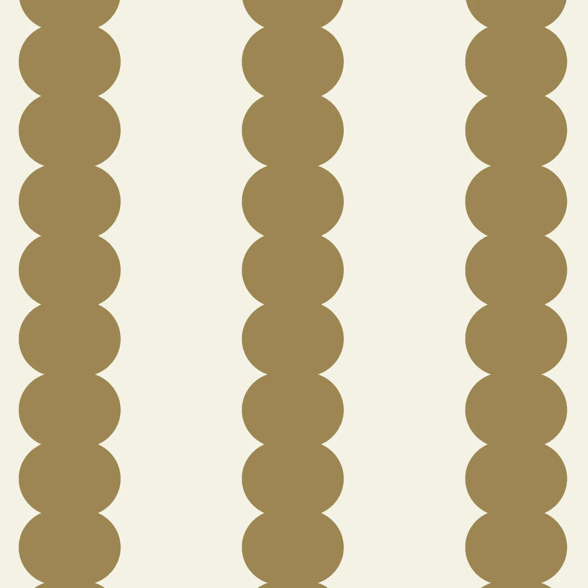 MUNKS & ME - Papier Peint Panoramique Pour Enfants - À Rayures Festonnées Mousse