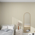 MUNKS & ME - Papier Peint Panoramique Pour Enfants - À Rayures Fines Mousse