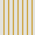 MUNKS & ME - Papier Peint Panoramique Pour Enfants - À Rayures Fines Moutarde