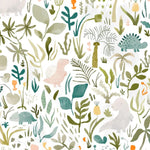 MUNKS & ME - Papier Peint Panoramique Pour Enfants -  Dinosaures Tropicaux 