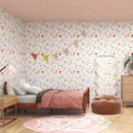 MUNKS & ME - Papier Peint Panoramique Pour Enfants - Fête De Licornes À Motifs Répétés