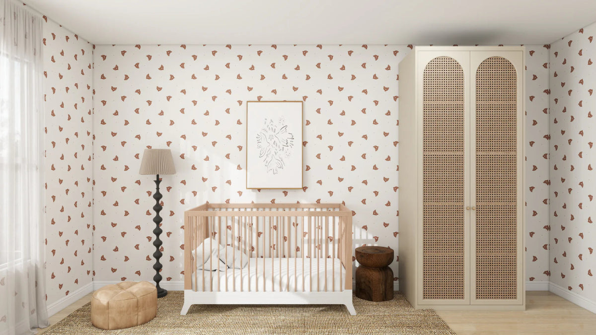 MUNKS & ME - Papier Peint Panoramique Pour Enfants - Flutter Sky Moka