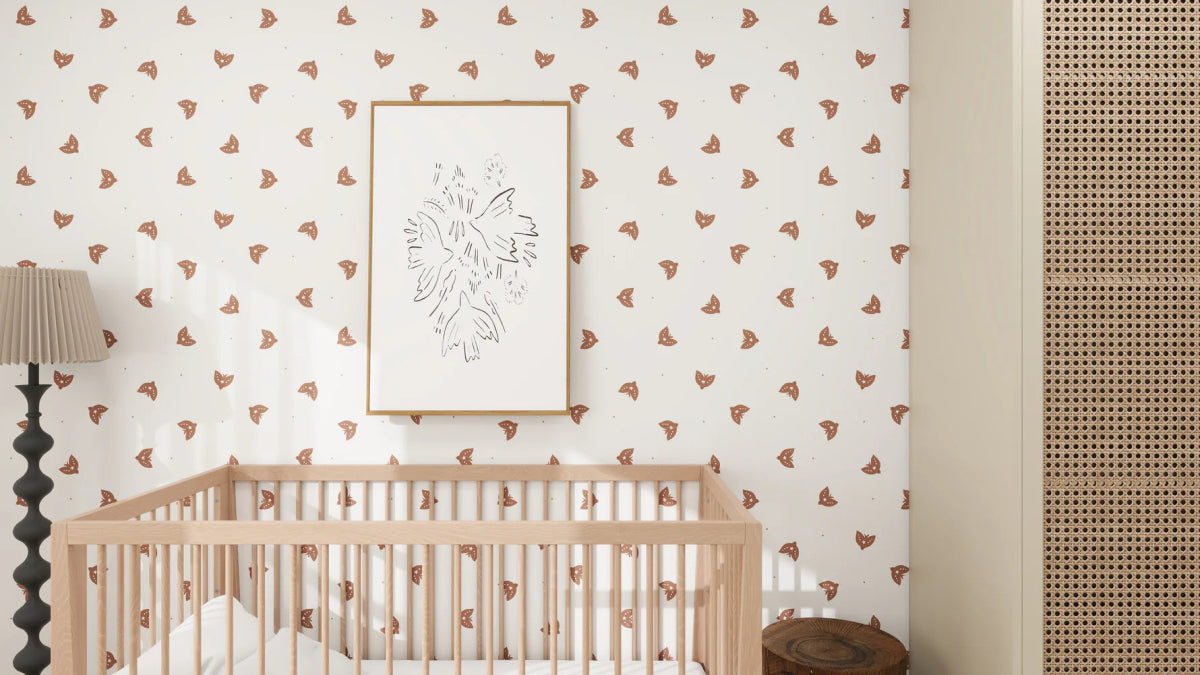 MUNKS & ME - Papier Peint Panoramique Pour Enfants - Flutter Sky Moka