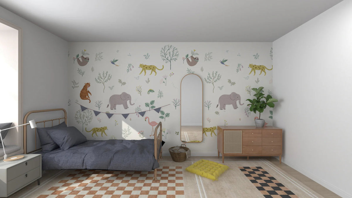 MUNKS & ME - Papier Peint Panoramique Pour Enfants - Merveilles Sauvages