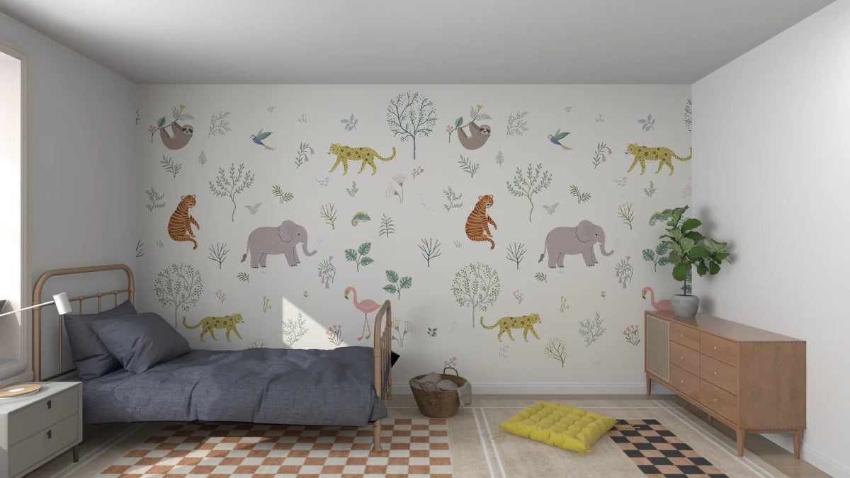 MUNKS & ME - Papier Peint Panoramique Pour Enfants - Merveilles Sauvages