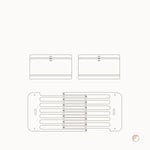 OLIVER FURNITURE - 041457 - Kit De Conversion - Lit Bébé Évolutif Mini+, Kit Famille (complément Au Lit Bébé Évolutif Mini+, Avec Kit Junior Inclus, Blanc/chêne Et Blanc)