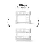 OLIVER FURNITURE - 041472 - Kit De Conversion Mini+, Lit Mezzanine Mi - haut - En Lit Superposé Mi - haut, Blanc