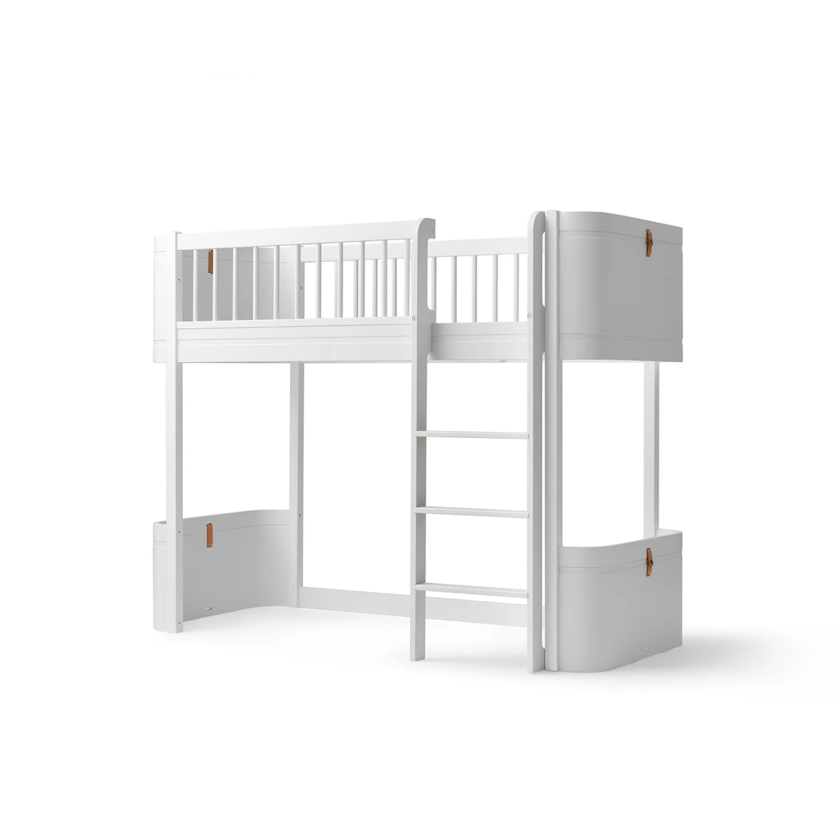 OLIVER FURNITURE - 041472 - Kit De Conversion Mini+, Lit Mezzanine Mi - haut - En Lit Superposé Mi - haut, Blanc