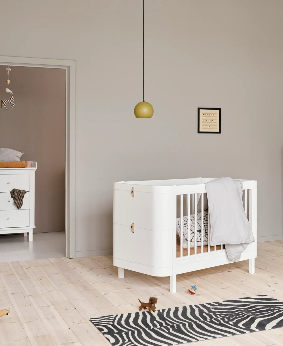 OLIVER FURNITURE - 041494 - Kit De Conversion - Lit Bébé Évolutif Mini+, Kit Famille (complément Au Lit Bébé Évolutif Mini+, Avec Kit Junior Inclus Blanc