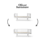 OLIVER FURNITURE - 041730 - Kit De Conversion Original, Lit Junior - En Lit Junior Banquette, Blanc