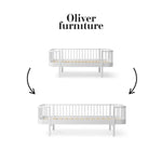 OLIVER FURNITURE - 041732 - Kit De Conversion Original, Lit Junior Banquette - En Lit Banquette, Blanc