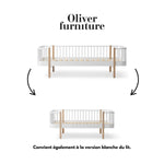 OLIVER FURNITURE - 041739 - Kit De Conversion Original, Lit Banquette - En Lit Banquette Junior