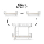 OLIVER FURNITURE - 041742 - Kit De Conversion Original, 2 Lits – En Lit Superposé, Blanc