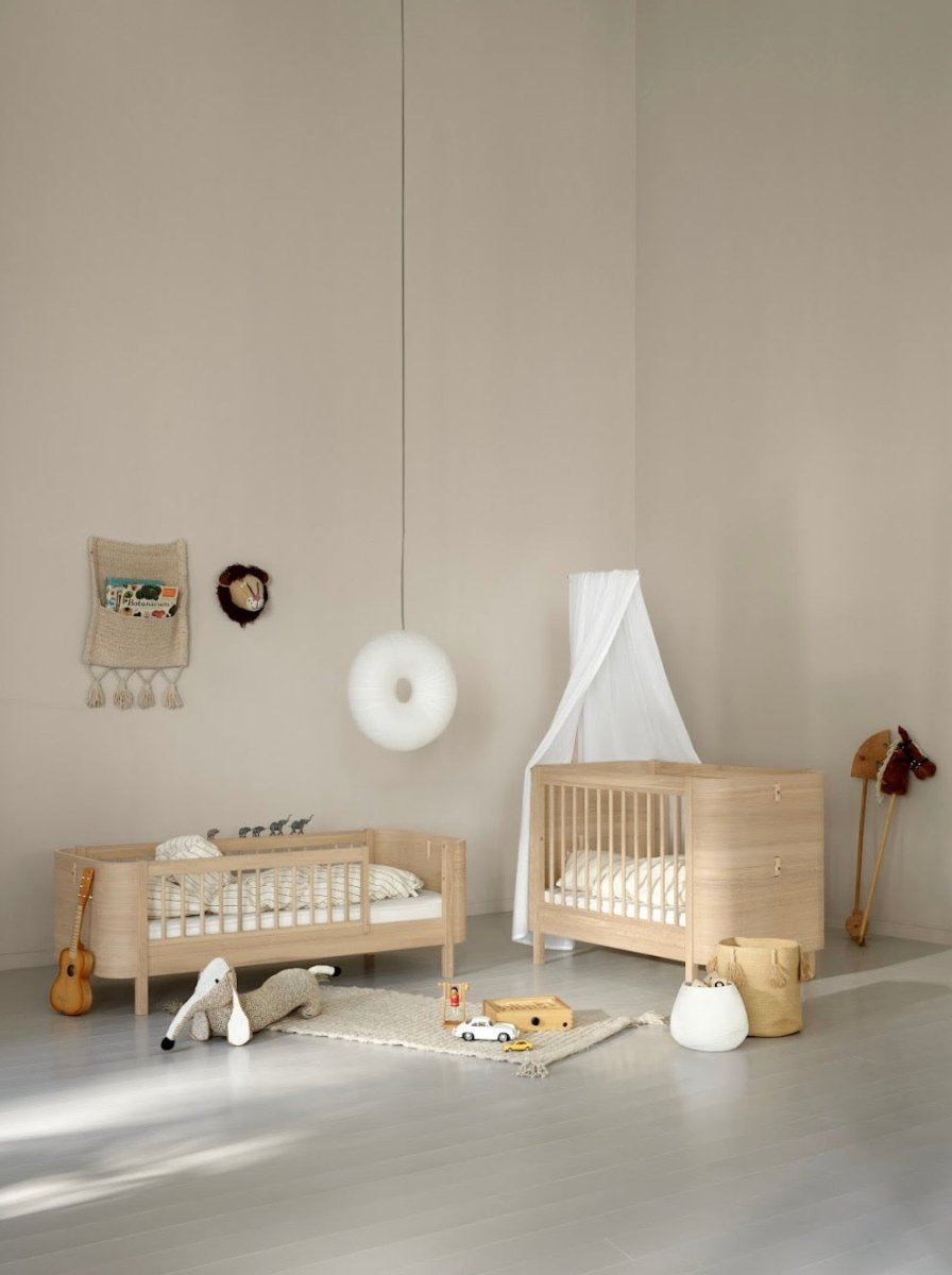 OLIVER FURNITURE - 041791 - Kit De Conversion - Lit Bébé Évolutif Mini+, Kit Famille (complément Au Lit Bébé Évolutif Mini+, Avec Kit Junior Inclus, Chêne)