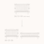 OLIVER FURNITURE - 041791 - Kit De Conversion - Lit Bébé Évolutif Mini+, Kit Famille (complément Au Lit Bébé Évolutif Mini+, Avec Kit Junior Inclus, Chêne)