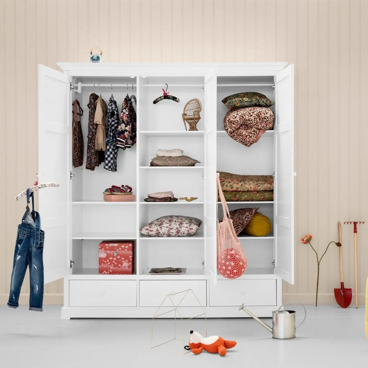 OLIVER FURNITURE - Armoire 3 Portes Seaside