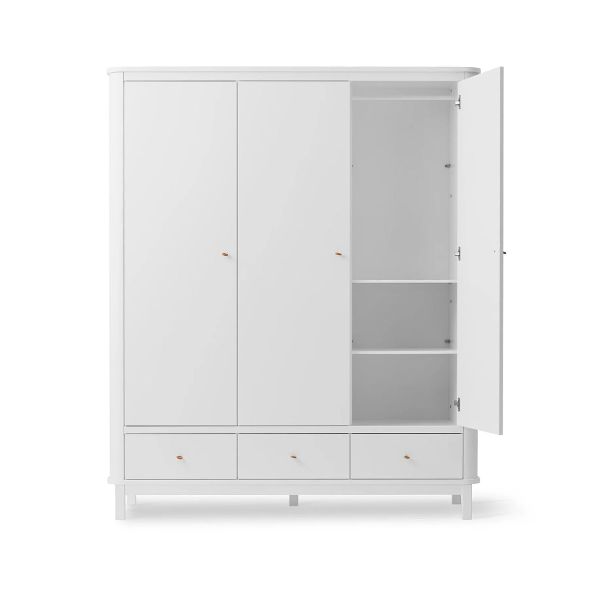 OLIVER FURNITURE - Armoire Oliver Furniture 3 Portes, Blanc
