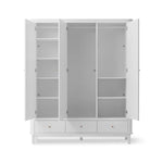 OLIVER FURNITURE - Armoire Oliver Furniture 3 Portes, Blanc